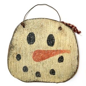 Wood Snowman